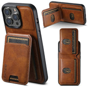 Leather Business Card Phone Case - Memoriex 