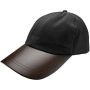 Leather Skip Wax Baseball Cap-2