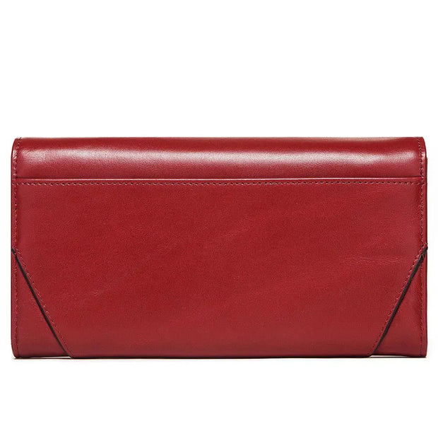 Leather Women's Wallet Long Leather Clutch Multi Card Coin Purse RFID Anti-magnetic Mobile Phone Bag - Memoriex 