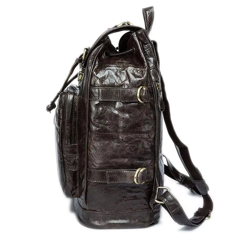 Leather backpack-2