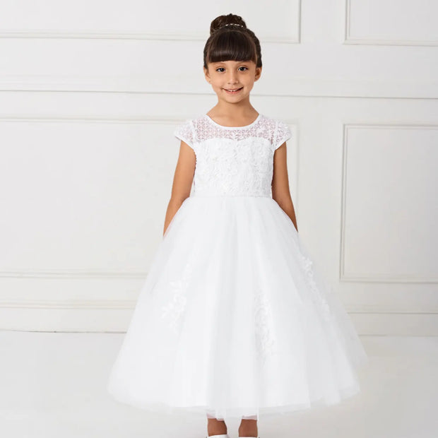 Leila Lace Girls Formal Dress-0