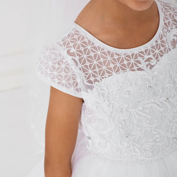 Leila Lace Girls Formal Dress-2