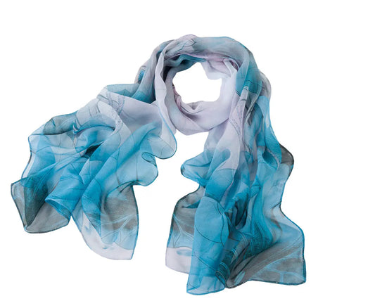 Light Blue - Lotus Chiffon-0