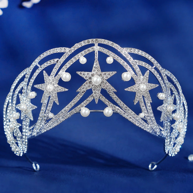Light Luxury Socialite Style Hair Accessories Wedding Dress Headdress - Memoriex 