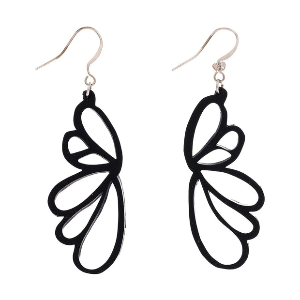 Lilac Upcycled Inner Tube Earrings - Memoriex 