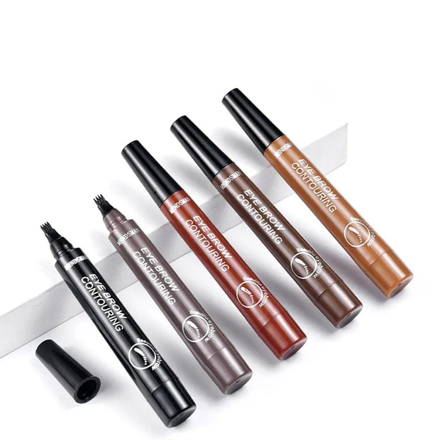Long Lasting 5 Colours Sketch Liquid Eyebrow Pencil Waterproof Microblading Eyebrow - Memoriex 