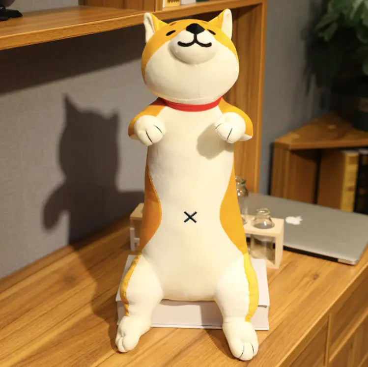 Long Shiba Inu Dog & Cat Plush Toys-4