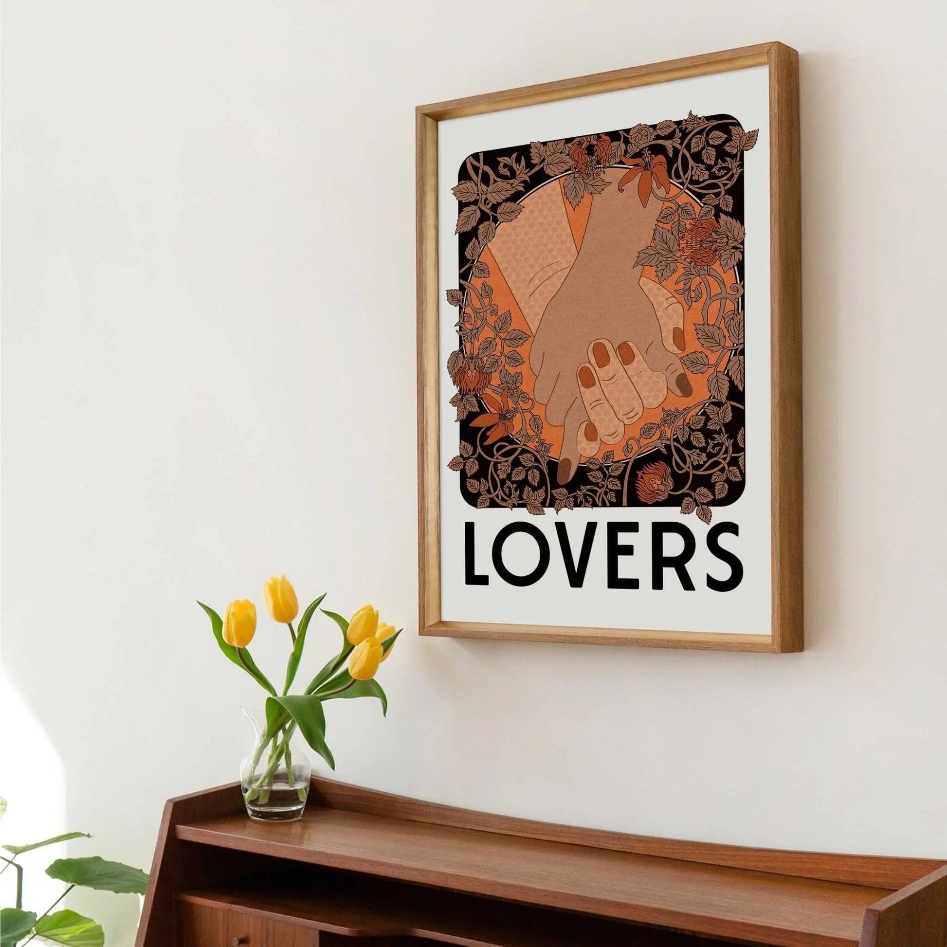 Lovers Art Print-0