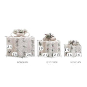 Luminous Christmas Gift Box Iron | Gift Box Pile Head Ornament Christmas Decorations - Memoriex