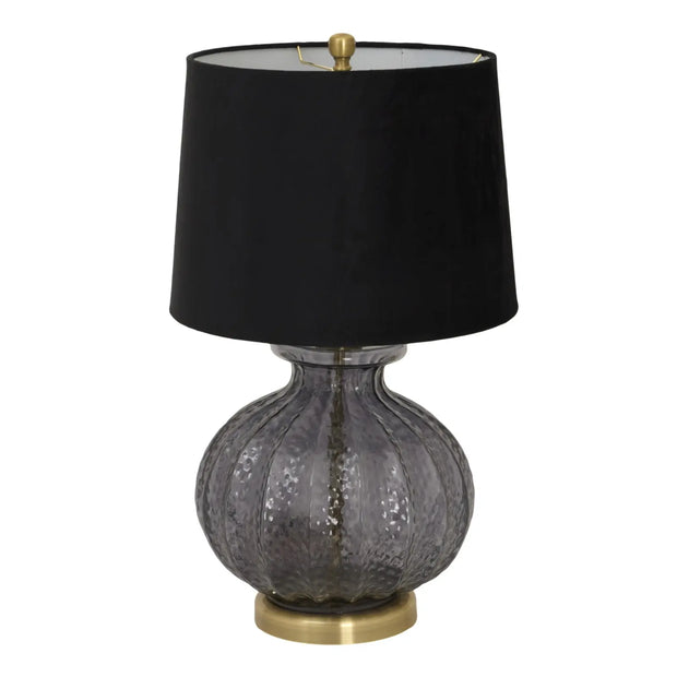 Luxton Glass Fluted Lamp - Memoriex 