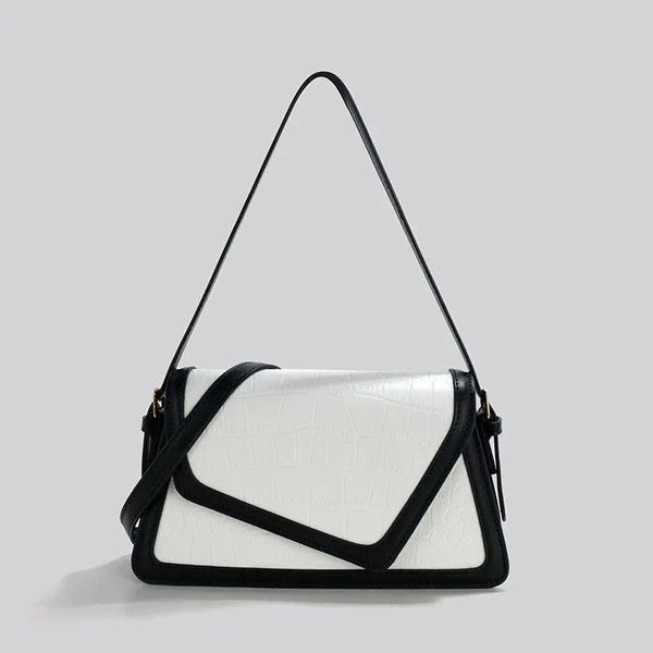 Luxury Designer High Quality Contrast Color Shopper Bags For Women Handbags New Fashion Mobile Travel Shoulder Bag - Memoriex 