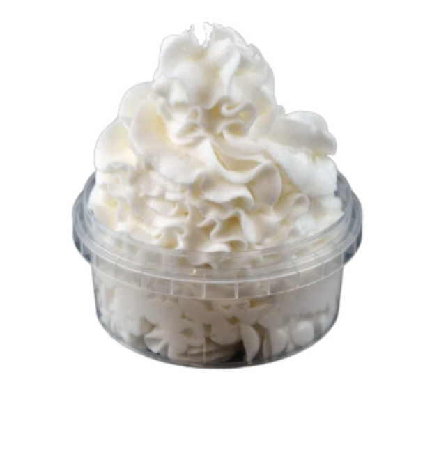 Luxury Vanilla Cream Puff Whipped Soap with Shea Butter and Sweet Almond Oil - Memoriex 