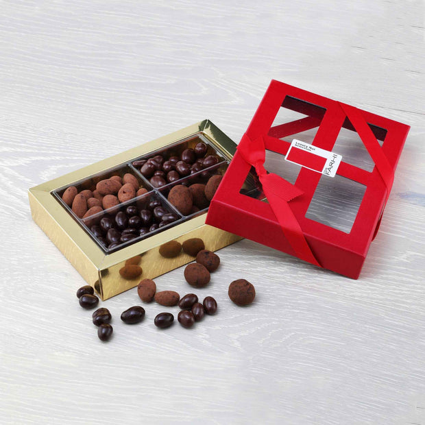 Assorted Chocolate Covered Mixed Nut Luxury Gift Box, 390g-1