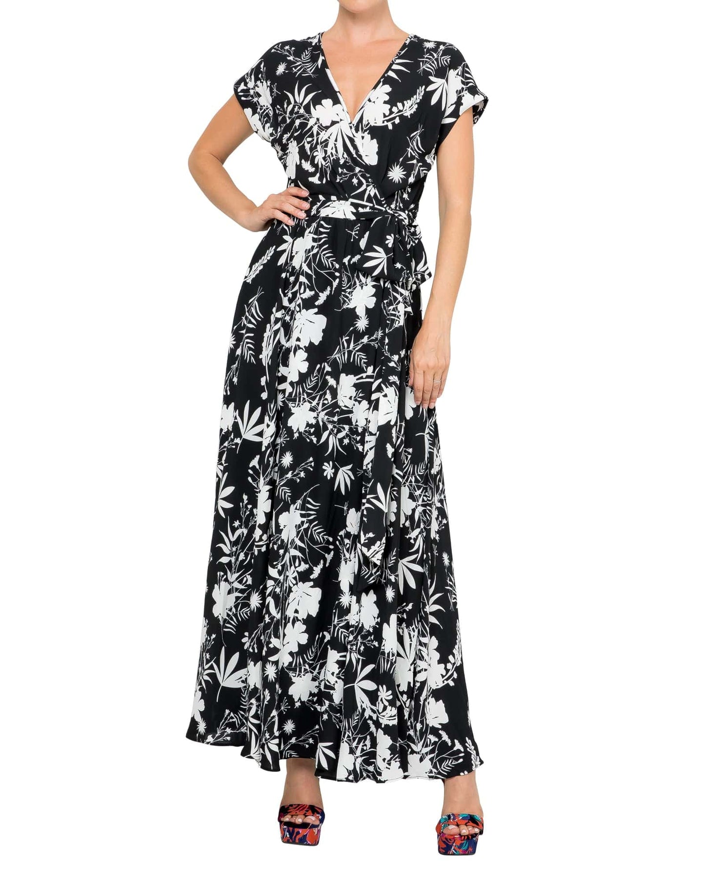 Jasmine Maxi Dress - Dahlia Black by Meghan Fabulous-2