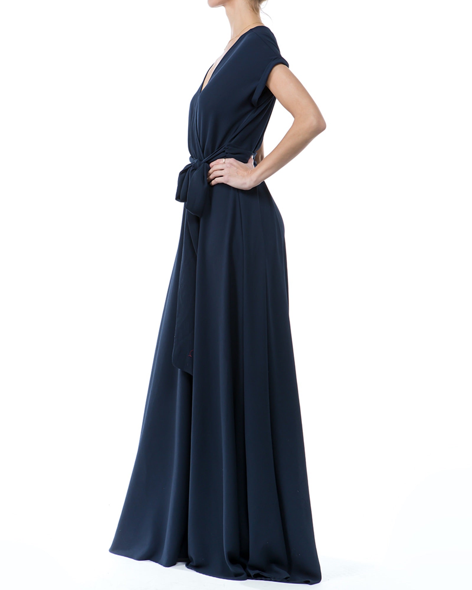 Jasmine Maxi Dress - Navy by Meghan Fabulous-2