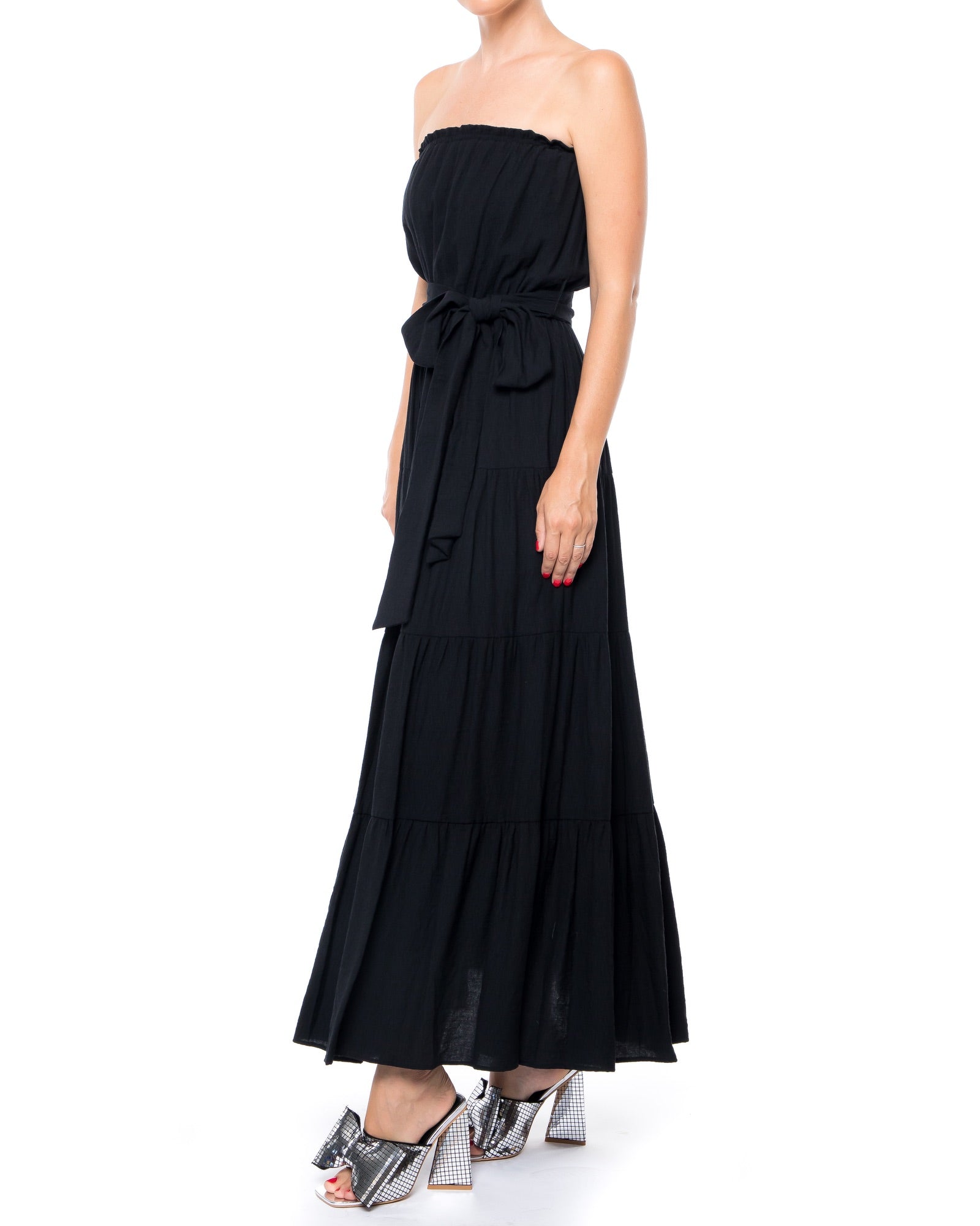 Makena Maxi Dress - Black by Meghan Fabulous-3