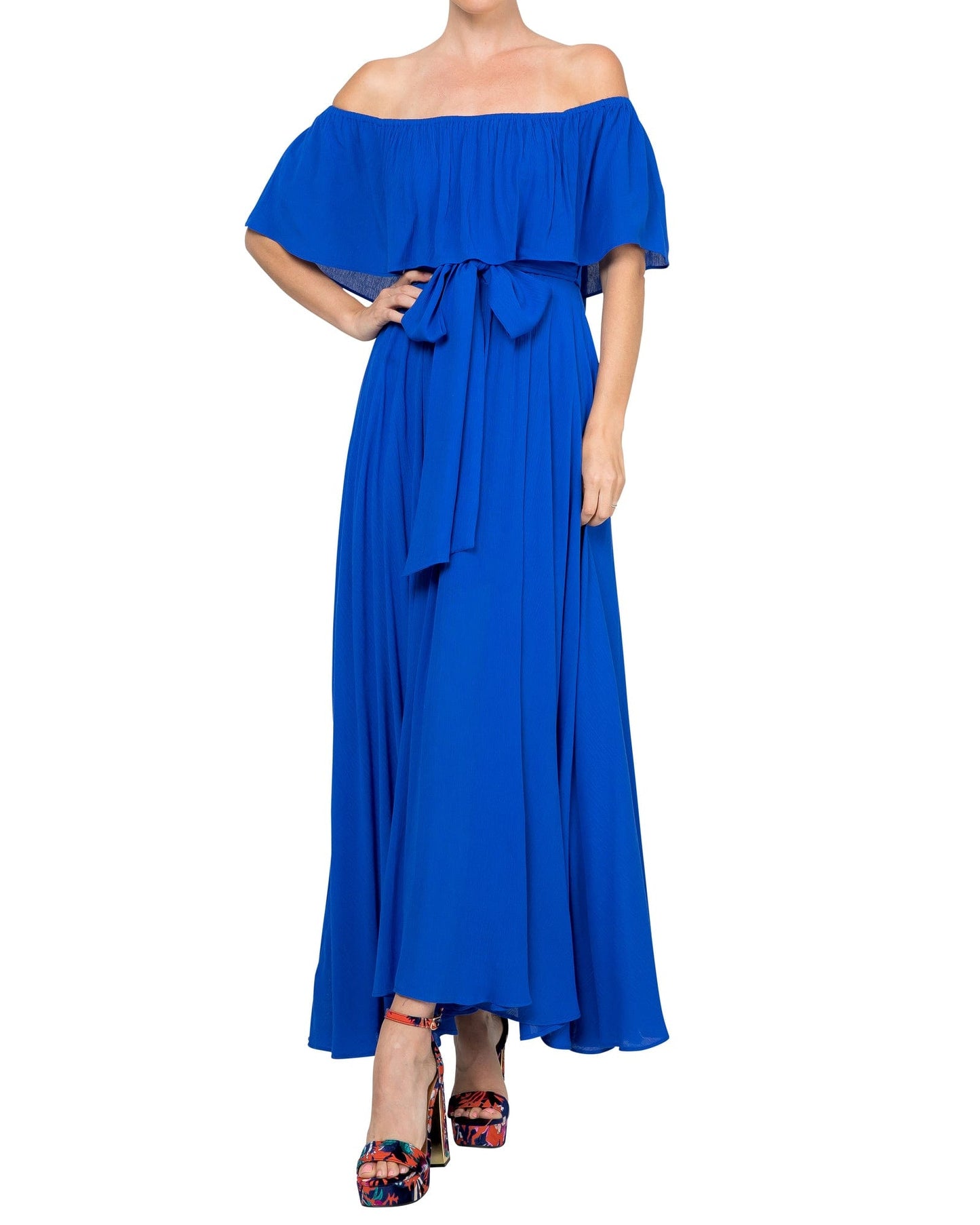 Morning Glory Maxi Dress - Royal by Meghan Fabulous-4