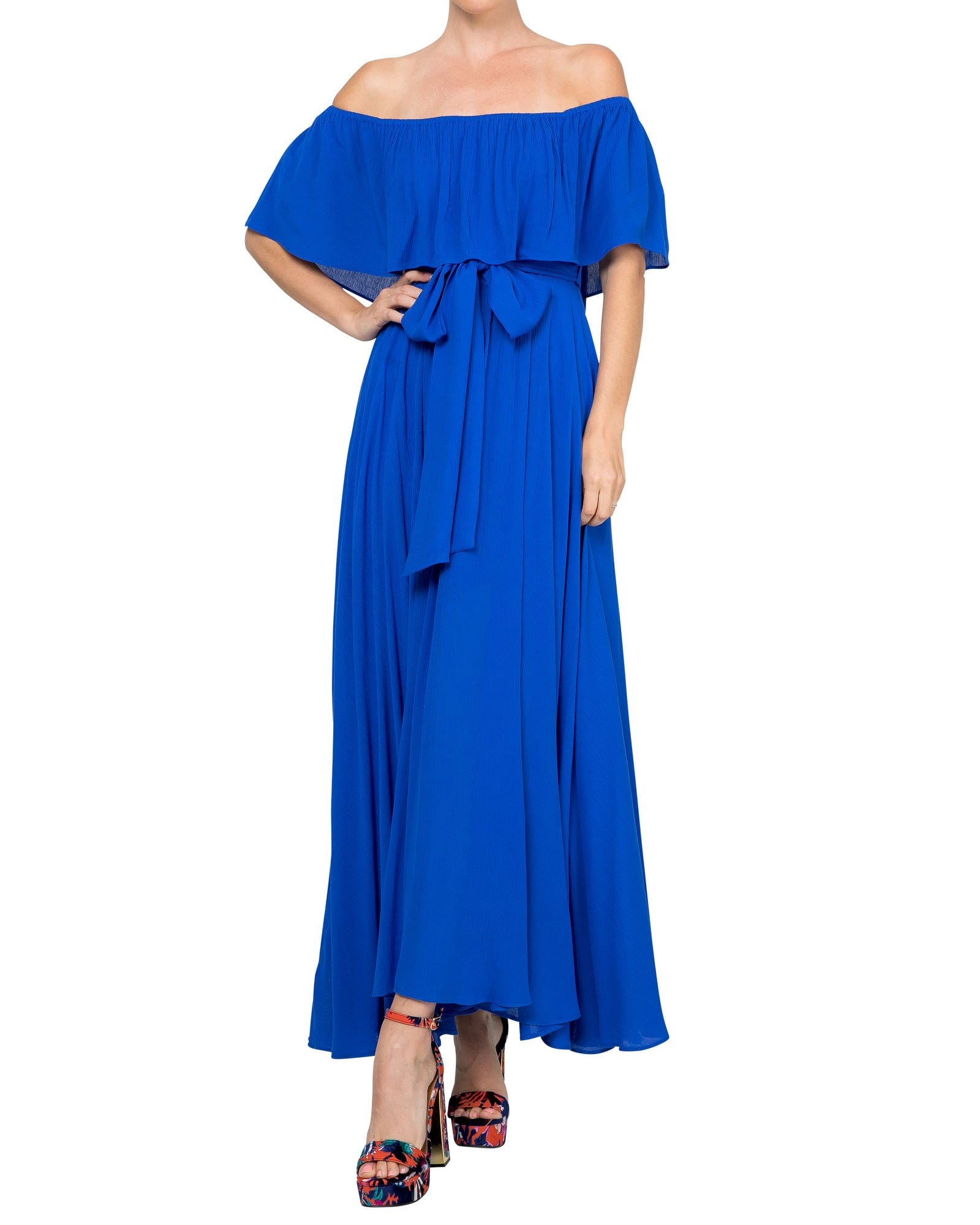 Morning Glory Maxi Dress - Royal by Meghan Fabulous-4