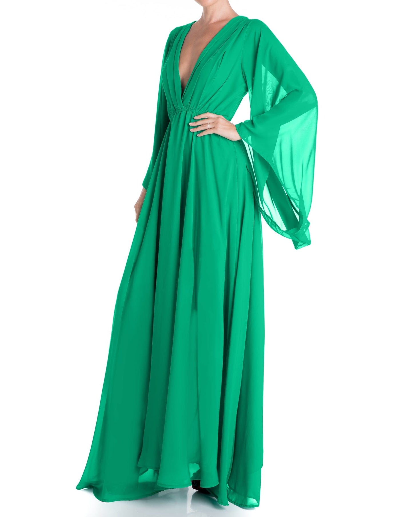 Sunset Maxi Dress - Emerald by Meghan Fabulous-3