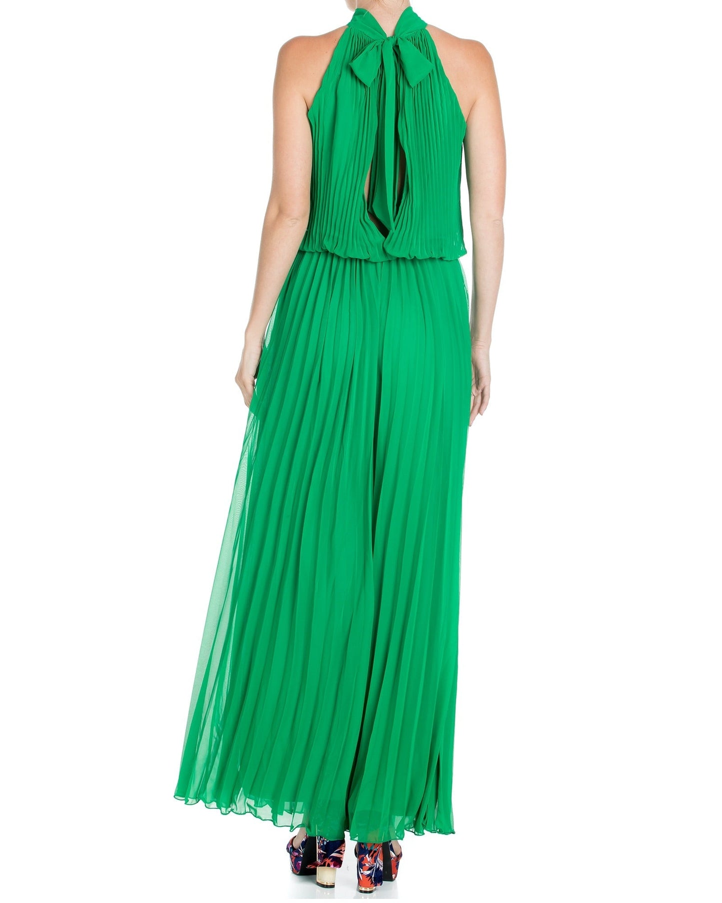 Wild Orchid Pleat Jumpsuit - Emerald by Meghan Fabulous-3