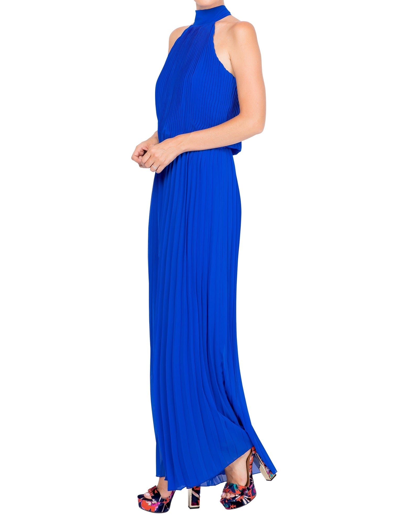 Wild Orchid Pleat Jumpsuit - Royal by Meghan Fabulous-4