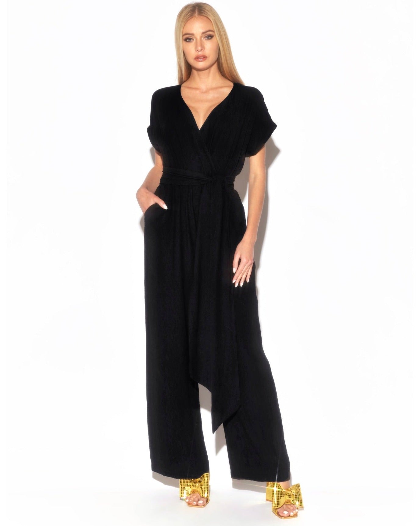 Wonderland Jumpsuit - Black by Meghan Fabulous-0