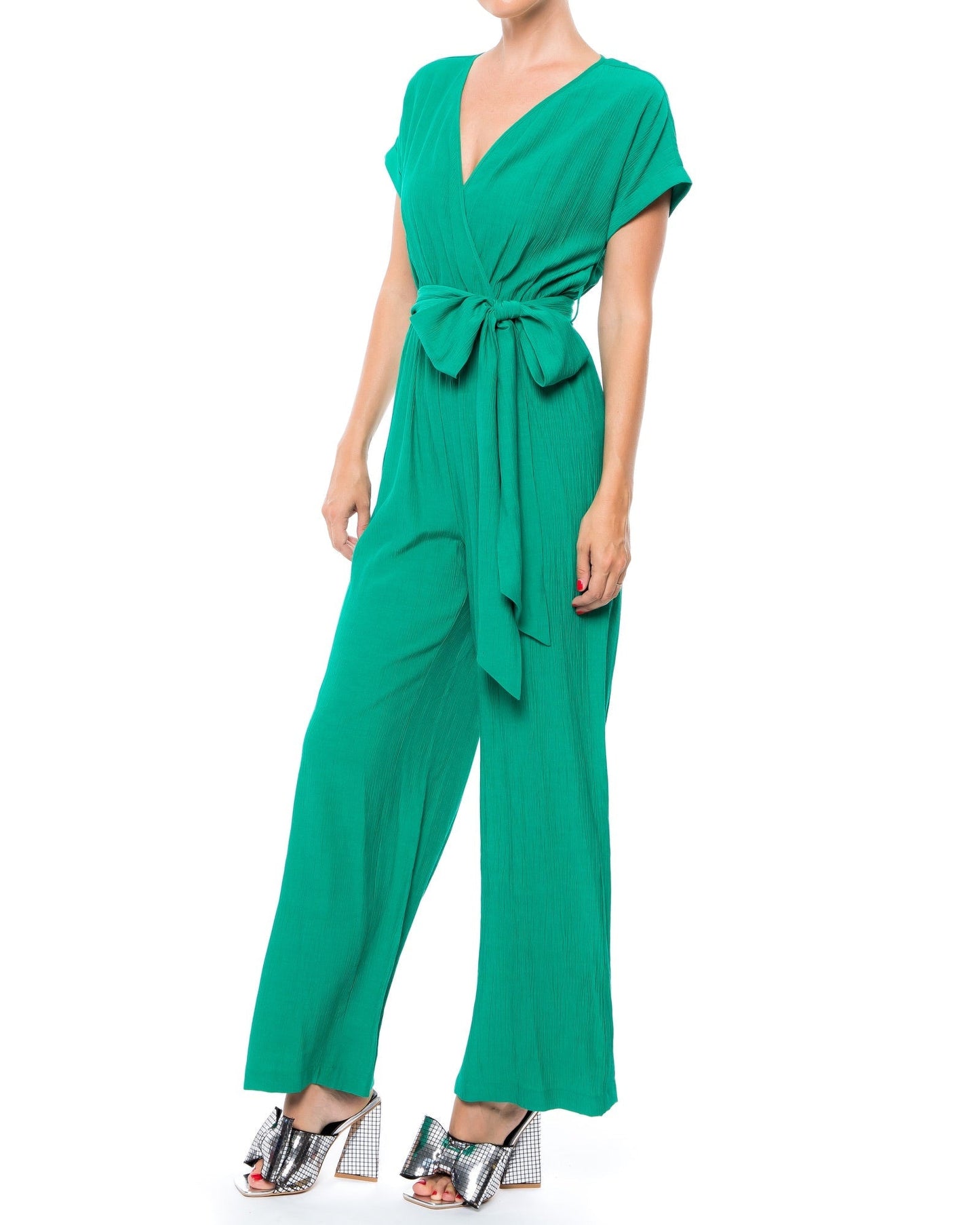 Wonderland Jumpsuit - Emerald by Meghan Fabulous-3