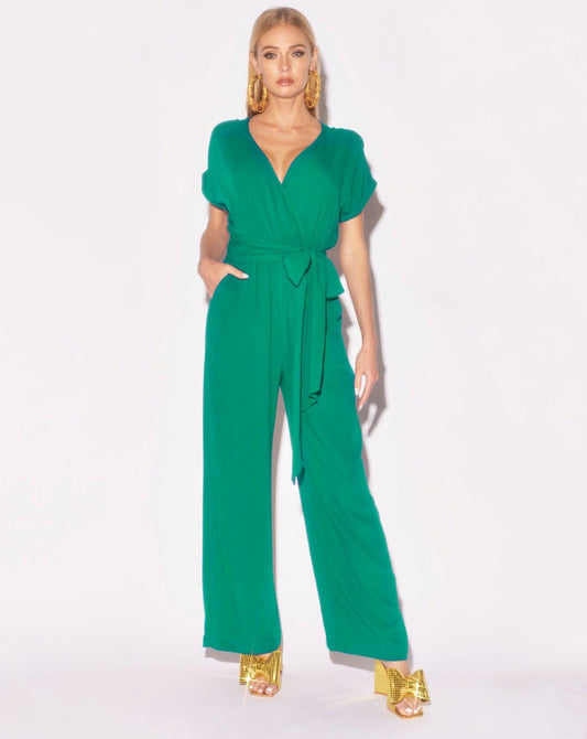 Wonderland Jumpsuit - Emerald by Meghan Fabulous-0