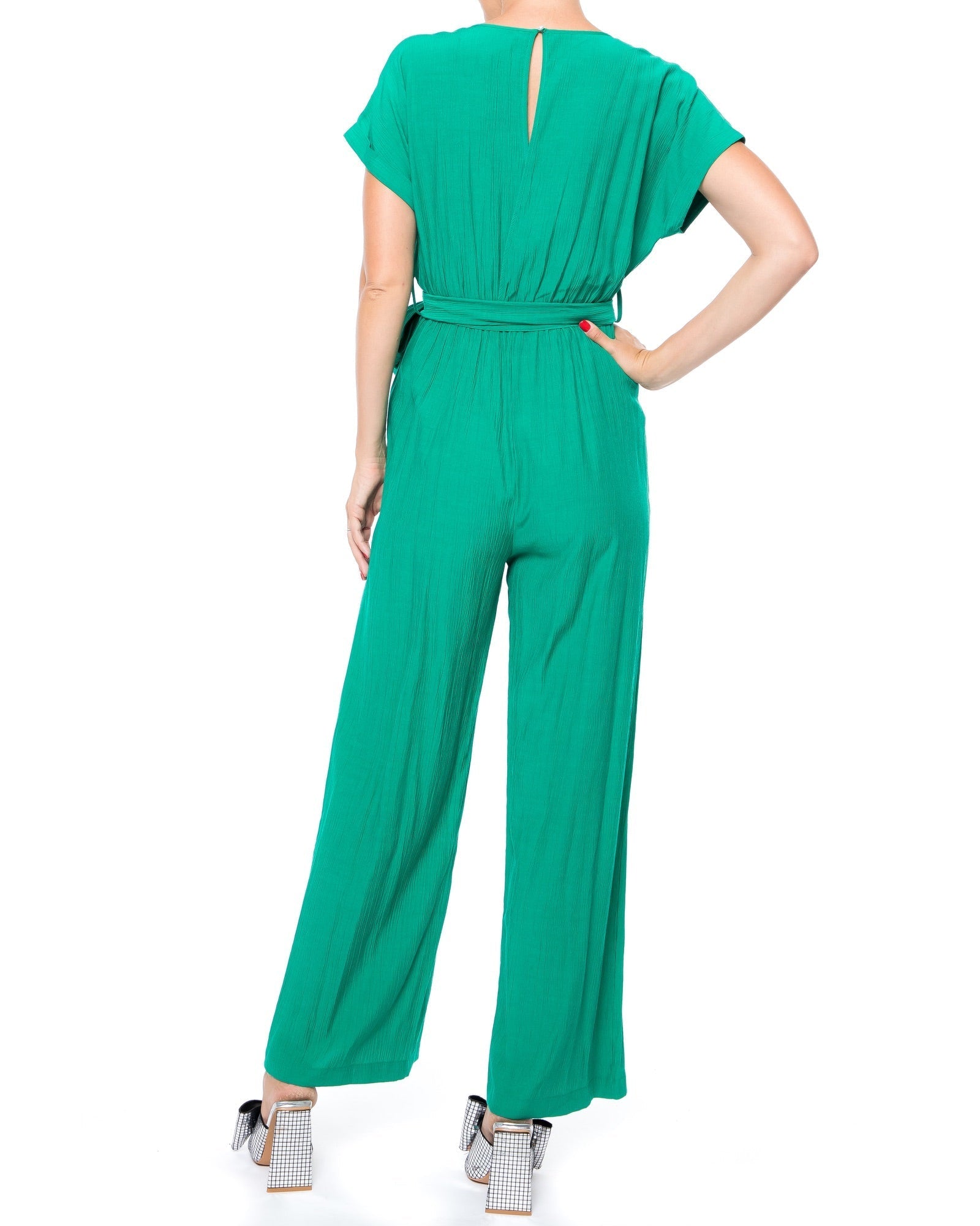 Wonderland Jumpsuit - Emerald by Meghan Fabulous-4