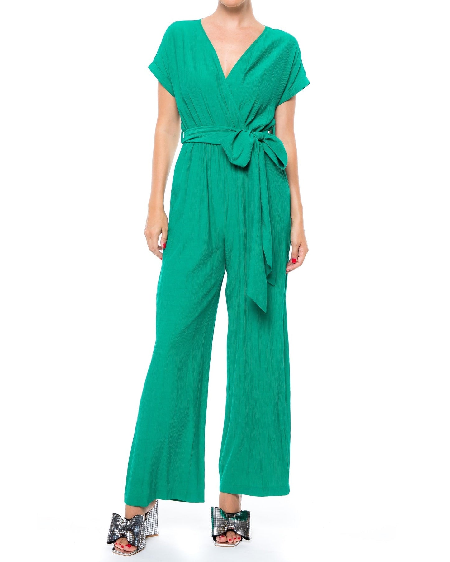 Wonderland Jumpsuit - Emerald by Meghan Fabulous-2