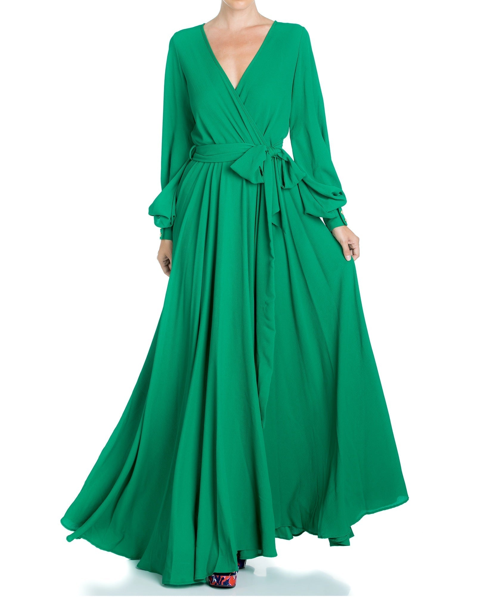 LilyPad Maxi Dress - Emerald by Meghan Fabulous-1