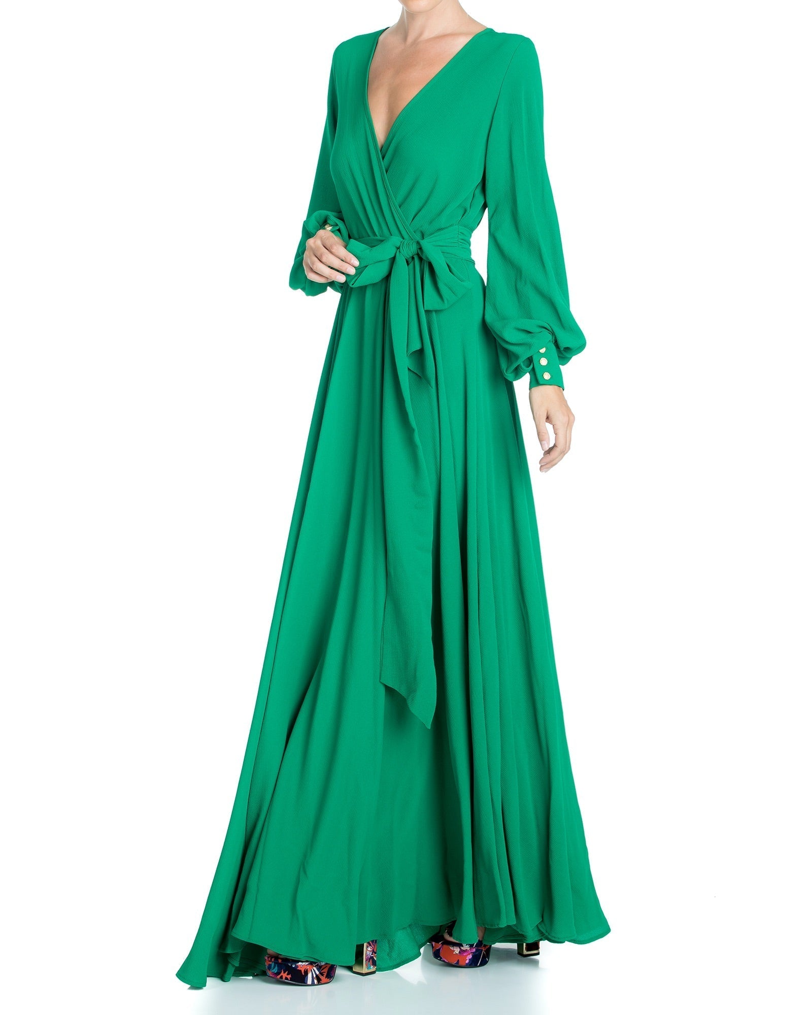 LilyPad Maxi Dress - Emerald by Meghan Fabulous-2