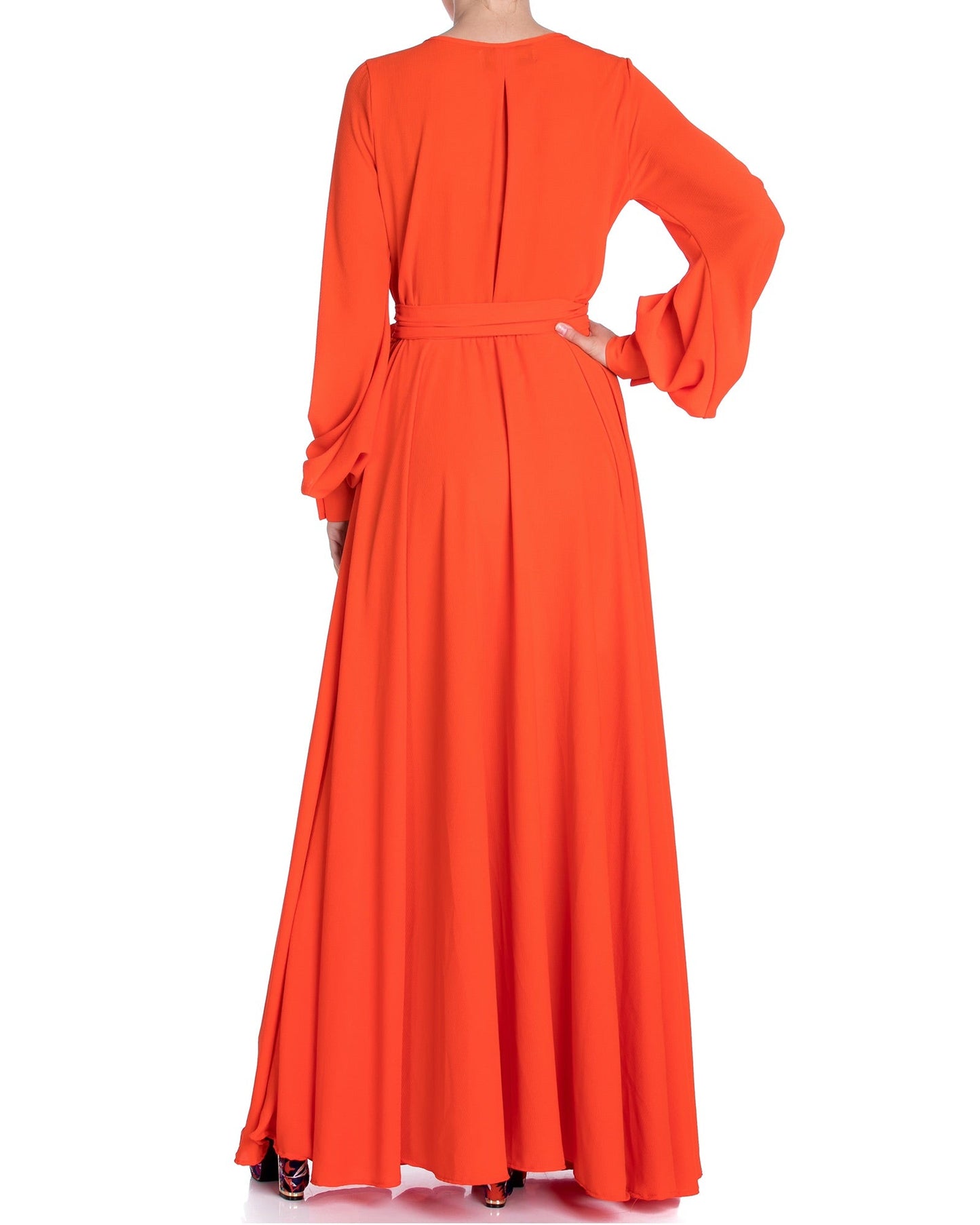 LilyPad Maxi Dress - Flame by Meghan Fabulous-3