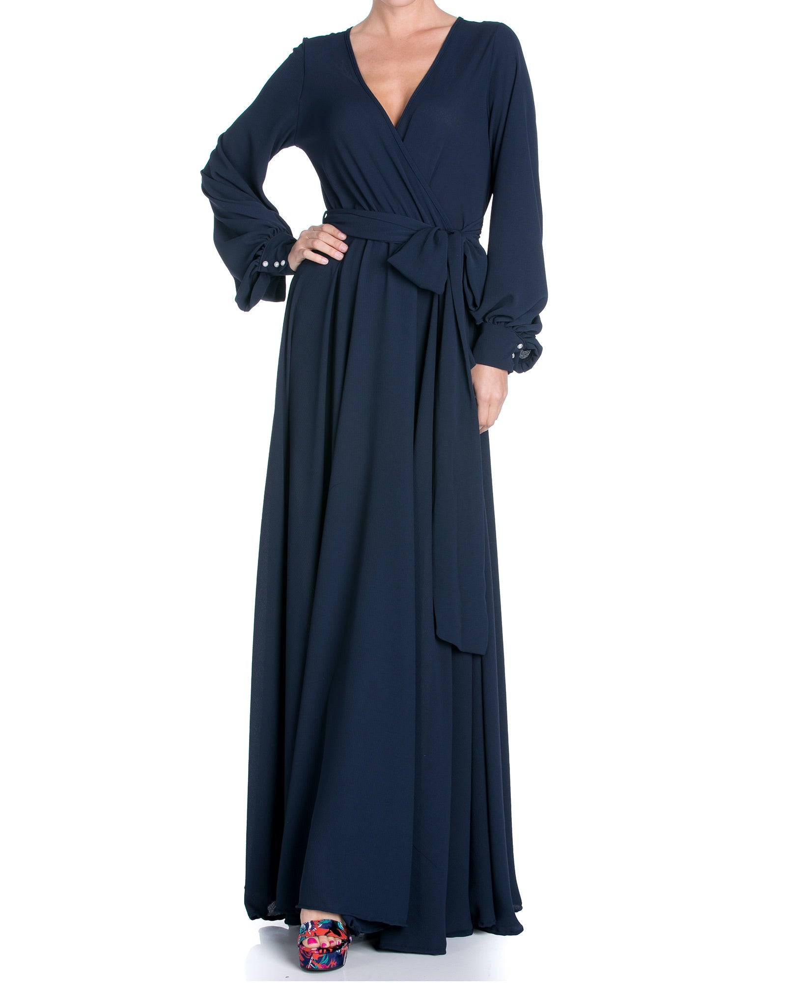 LilyPad Maxi Dress - Navy by Meghan Fabulous-4