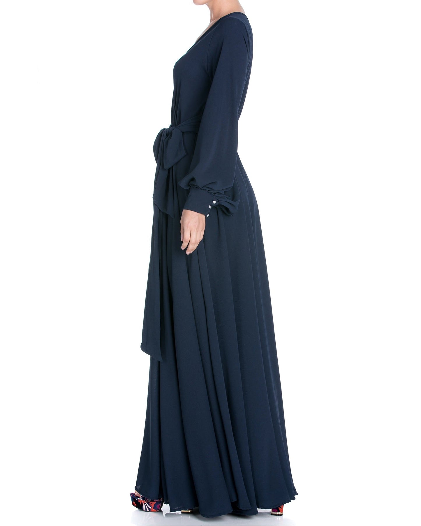 LilyPad Maxi Dress - Navy by Meghan Fabulous-2