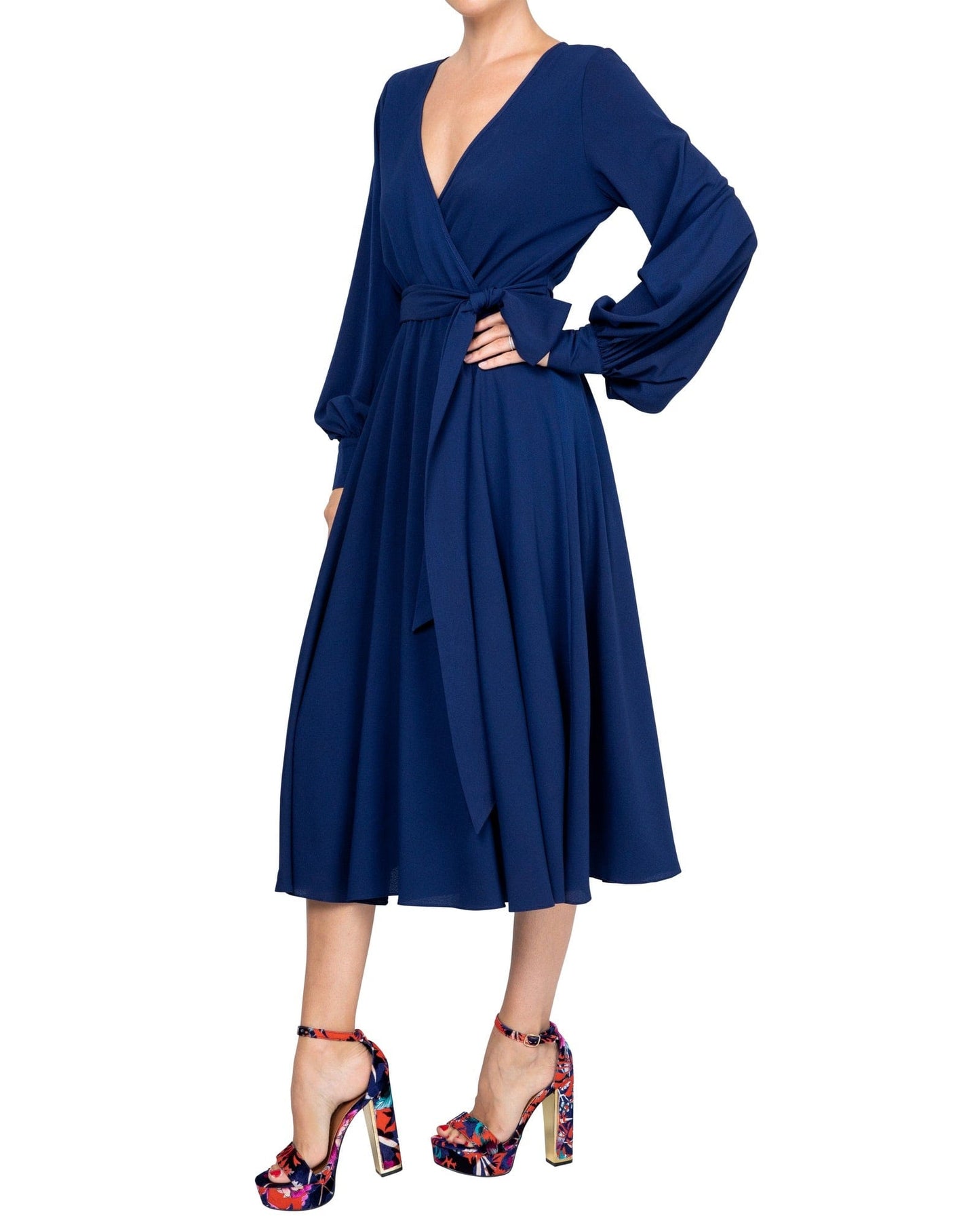 LilyPad Midi Dress - Navy by Meghan Fabulous-2