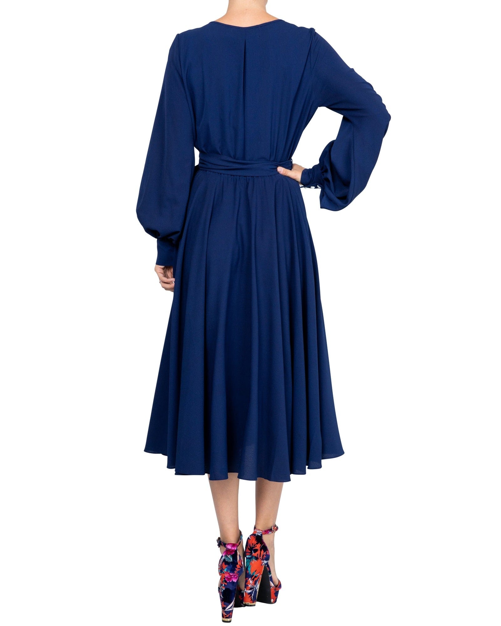 LilyPad Midi Dress - Navy by Meghan Fabulous-3