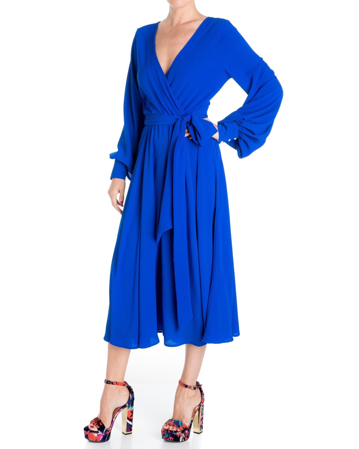 LilyPad Midi Dress - Royal by Meghan Fabulous-3