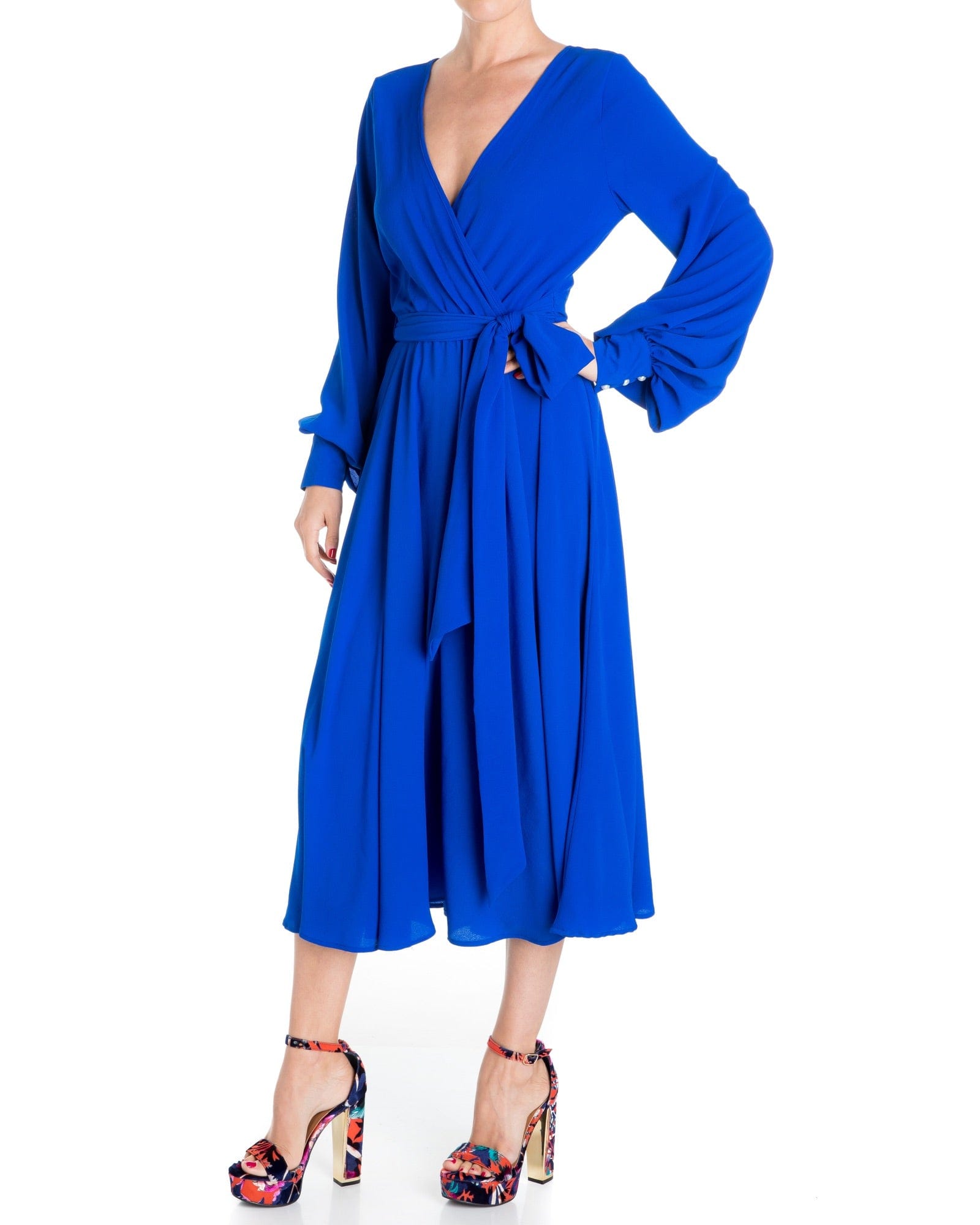 LilyPad Midi Dress - Royal by Meghan Fabulous-3