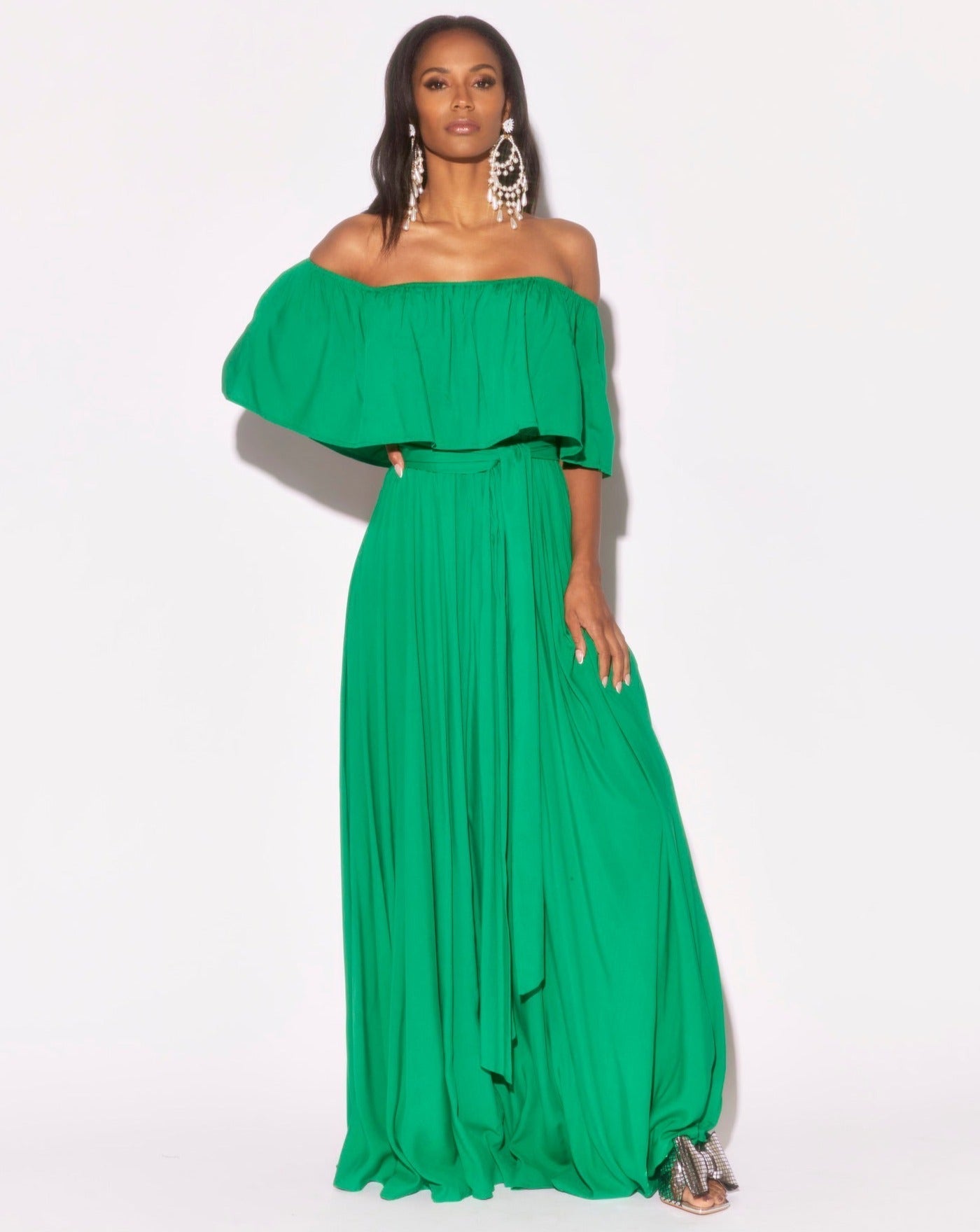 Morning Glory Maxi Dress - Emerald by Meghan Fabulous-2