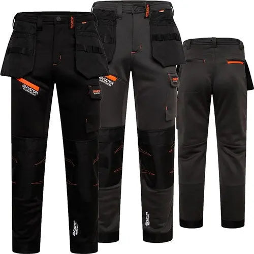 MEN'S POLYESTER WORKWEAR TROUSERS - AV052-0