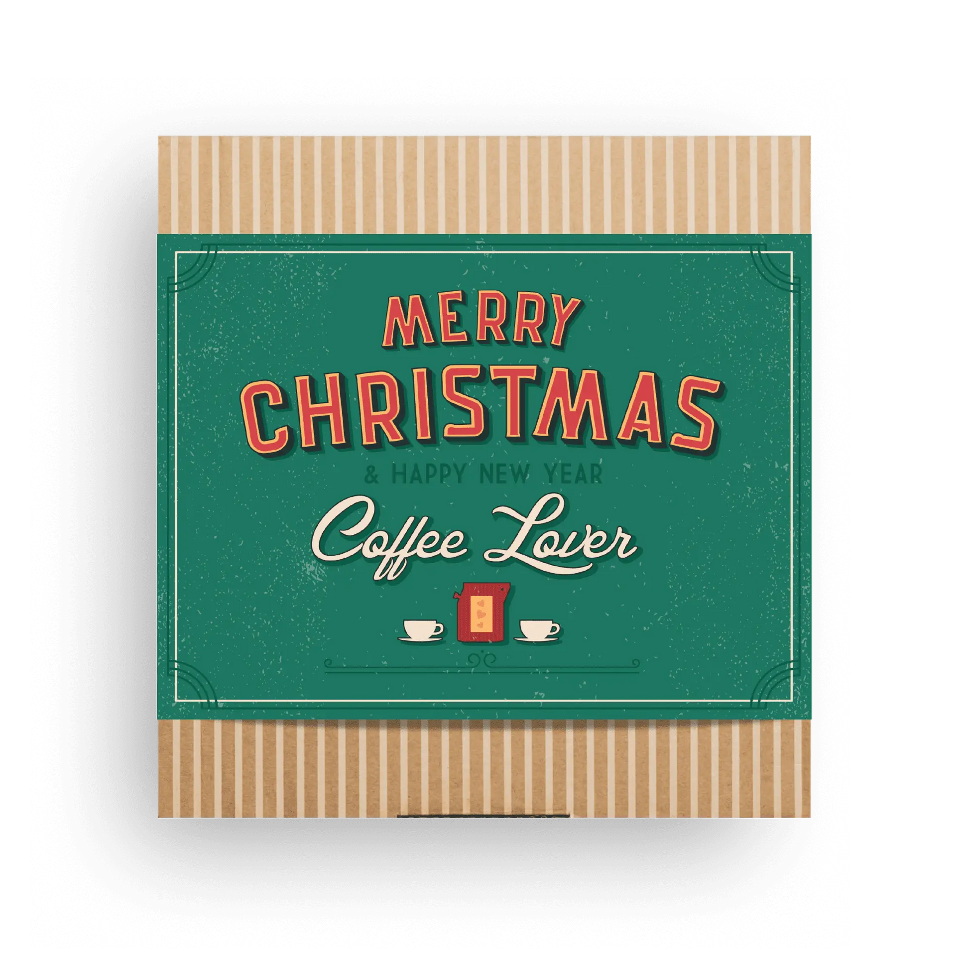 MERRY CHRISTMAS RETRO COFFEE GIFT BOX-0