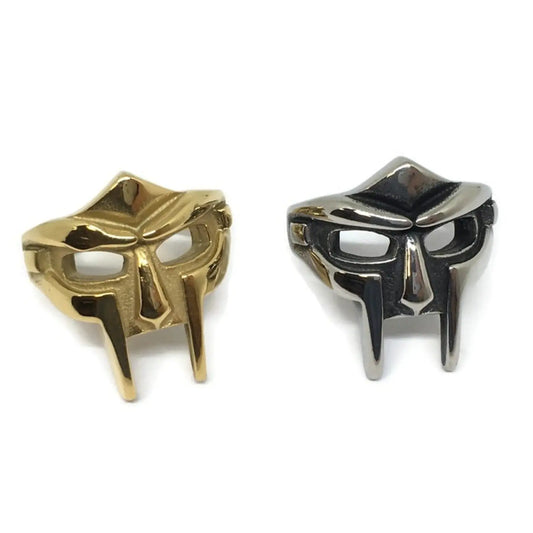 MF DOOM Steel Mask Ring-0