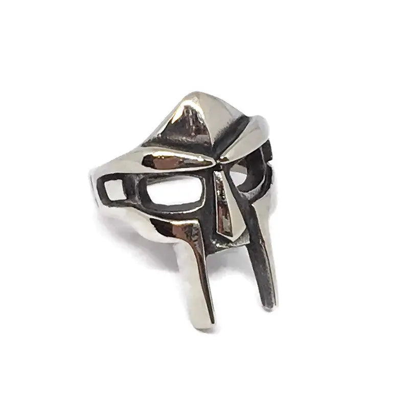 MF DOOM Steel Mask Ring-2