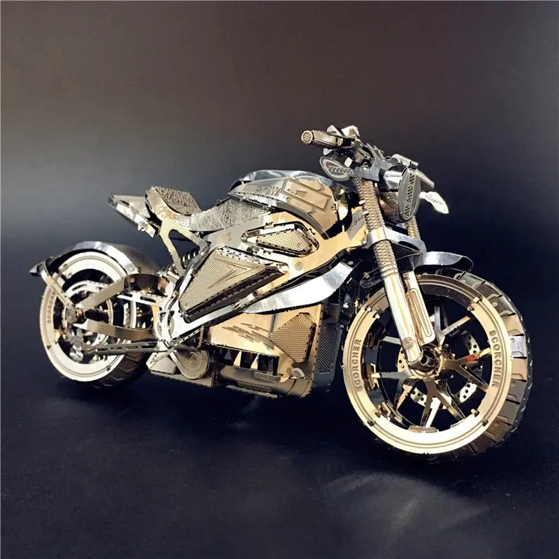 MMZ MODEL NANYUAN 3D Metal puzzle Vengeance Motorcycle Collection Puzzle 1:16 l DIY 3D Laser Cut Model puzzle toys for adult - Memoriex 