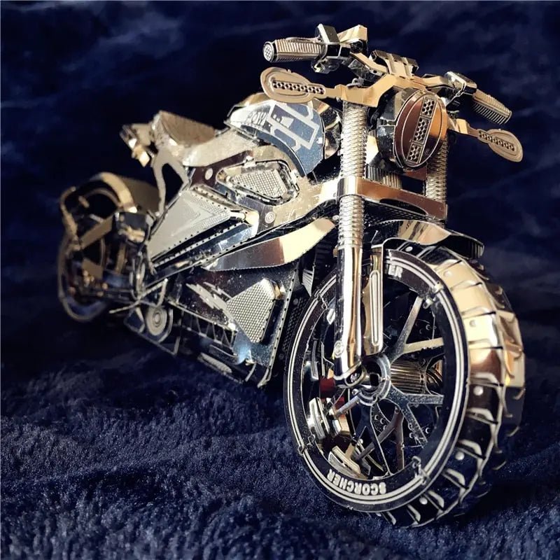 MMZ MODEL NANYUAN 3D Metal puzzle Vengeance Motorcycle Collection Puzzle 1:16 l DIY 3D Laser Cut Model puzzle toys for adult - Memoriex 