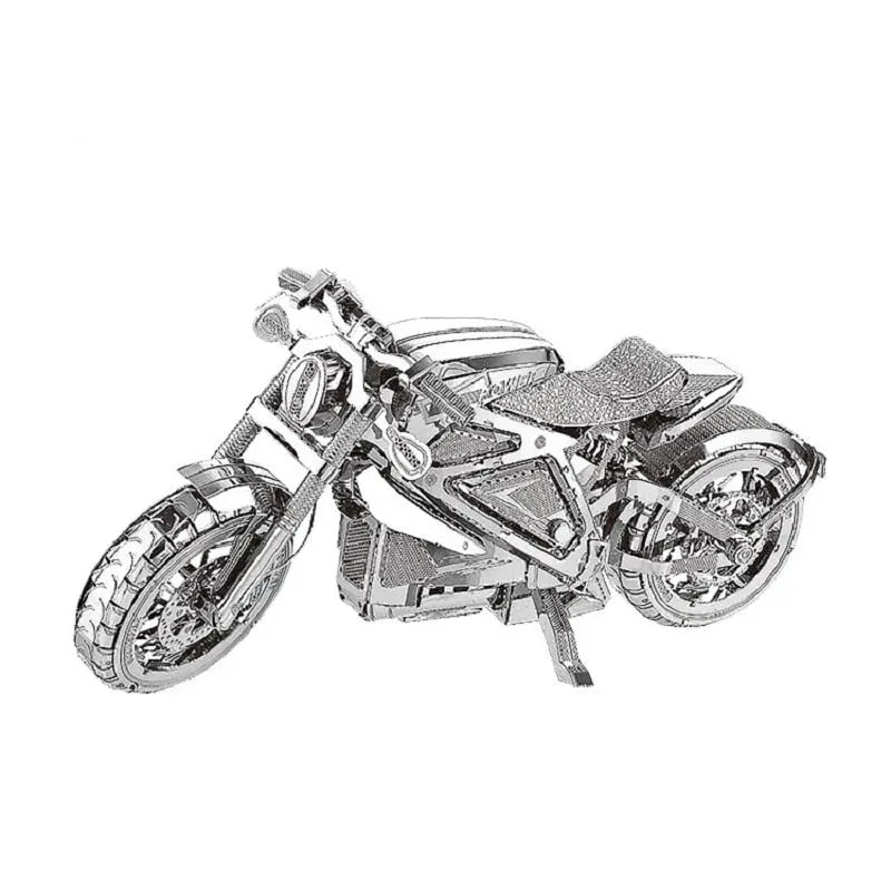 MMZ MODEL NANYUAN 3D Metal puzzle Vengeance Motorcycle Collection Puzzle 1:16 l DIY 3D Laser Cut Model puzzle toys for adult - Memoriex 