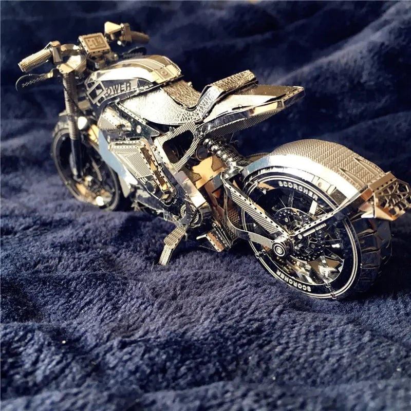 MMZ MODEL NANYUAN 3D Metal puzzle Vengeance Motorcycle Collection Puzzle 1:16 l DIY 3D Laser Cut Model puzzle toys for adult - Memoriex 