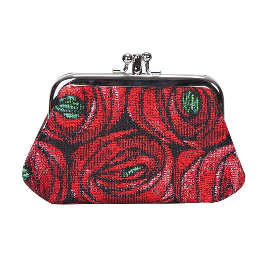 Mackintosh Rose and Teardrop - Frame Purse-0