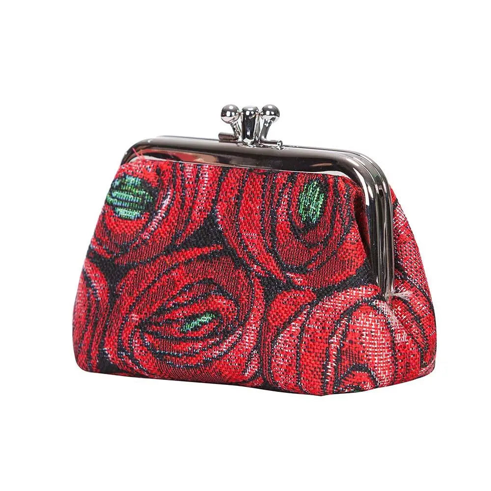 Mackintosh Rose and Teardrop - Frame Purse-1